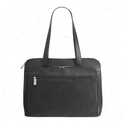 Rection Kenneth Cole The Bag Apple Leather Zip-top Laptop Bag