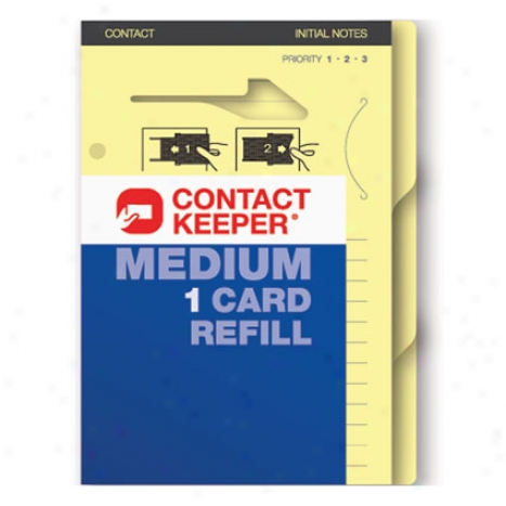 Refill 1 Card Along Contact Keeper - Medium