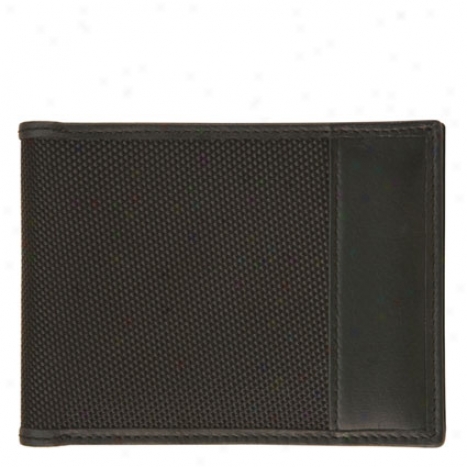 Rfid Blocking Billfold - Black Ballistic Nylon