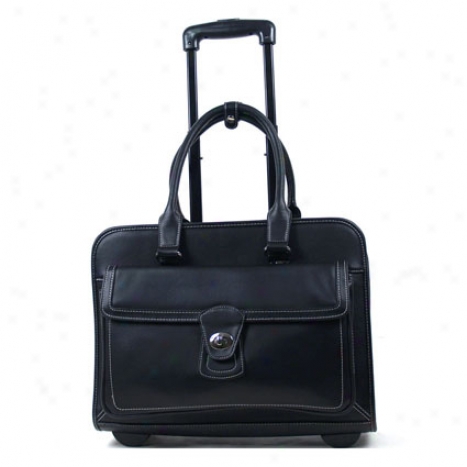 Samsonite Simulated Leathsr Wheeled Case