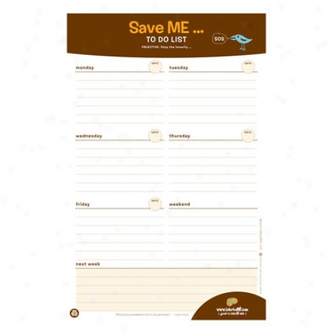 Save Me Note Pad By Lobotome