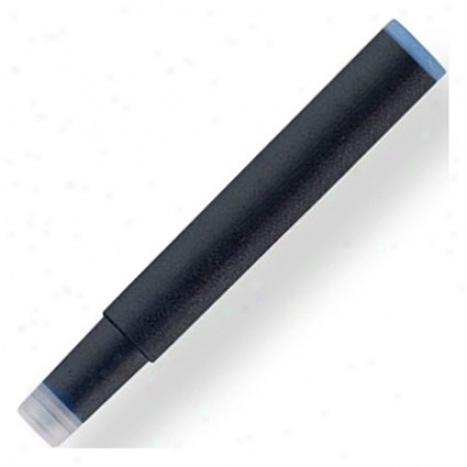 Slim Spring Pen Ink Cartridges (6) By Cross - Blue