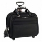 Midway Nylon Fly-through Checkpoint-friendly 2-in-1 Remofable Wheeleed 17 Inch Laptop Case By Mcklein - Black