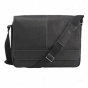 Reaction Kenneth Cole Rsky Calling Leather Messenger Bag - Black