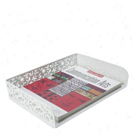 Vinea Letter Tray By Design Ideas - White