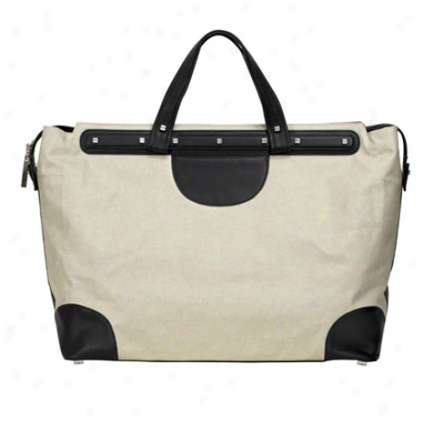 Weekender Du ffel Bag By Bodhi - Sand/black