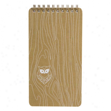 Wiod Grain Owl Tablet By Girl Of All Work - Burnt Sienna