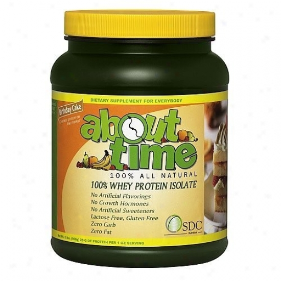 About Time's Whey Isolate Prot Birthday 2.0lb