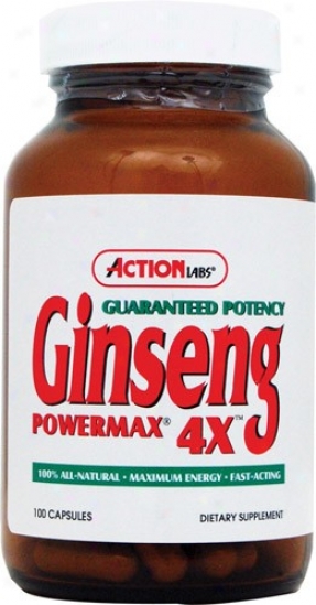 Action Labs Ginseng Power Max 4x 100caps