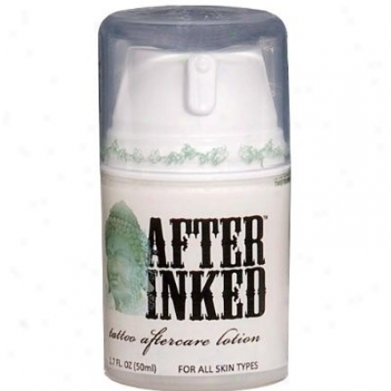 After Inked Tattoo Moisturizer And Aftercare Lotion