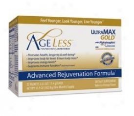 Ageless Foundation's Ultra Max Gold Pwdr Orng 22pkt