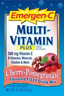 Alacer's Emergen-c Multi-vitamin Plus Cherry Pomegranate 30pks Box