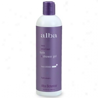 Alba's Bath Gel Frendh Lavender 12oz