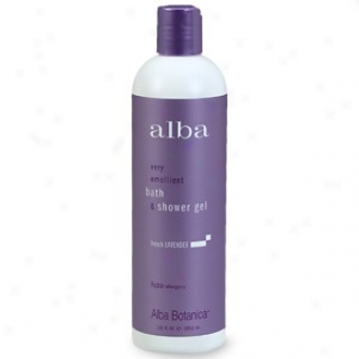 Alba's Bath Gel French Lavender 3oz