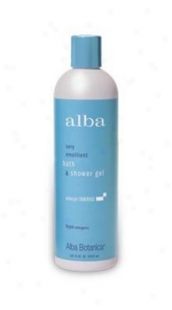 Alba's Bath Gel Midnight Tub3rose 12oz