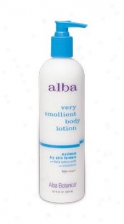 Alba's Body Lotion Dry Skin 12oz