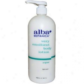 Alba's Body Lotion Very Emollient Original 32oz