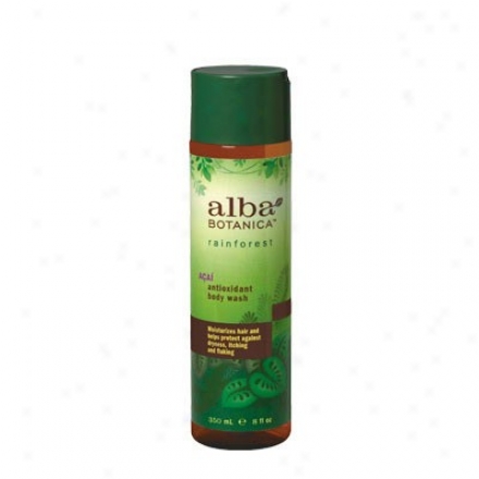 Alba's Body Wash Rainforest Acai Antioxidant 8oz