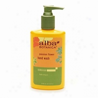 Alba's Hand Wash Passion Flower 8 Fl Oz