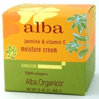 Alba's Hawaiian Jasmine & Vitamon E Moisture Cream 3oz