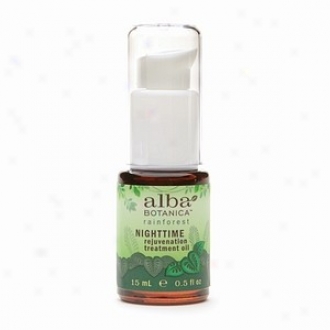 Alba's Rainforest Nighttime Rejuvination Treatment Oil .5oz