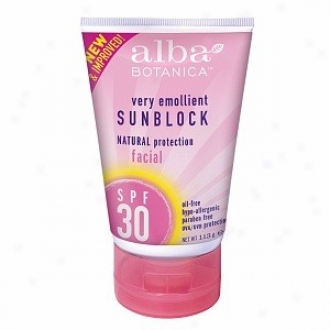 Alba's Sunscreen Faces Plus Lotion Spf 30 4oz