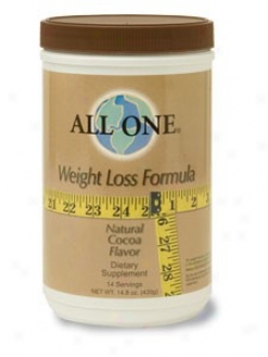 All-1's Weight Waste Form Cocoa Powder 14.8oz