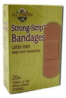 All Terrain's Bandages Strong Strip Latex Free 20ct