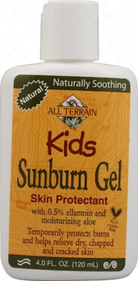 All Terrain's Kids Sunburn Gel 4oz