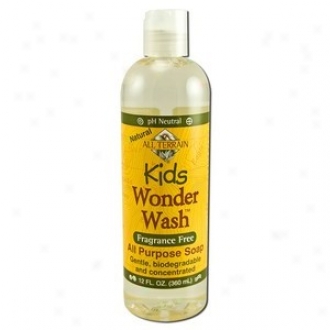 All Terrain's Kids Wonder Wash Fragrance Free 12 Fl Oz