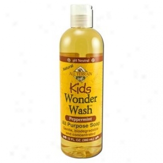 All Terrain's Kids Wonder Wash Peppermint 12oz