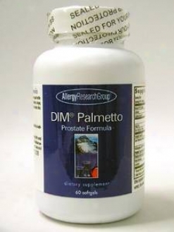 Allergy Research's Dim Palmetto Prostate Formula 60 Gels