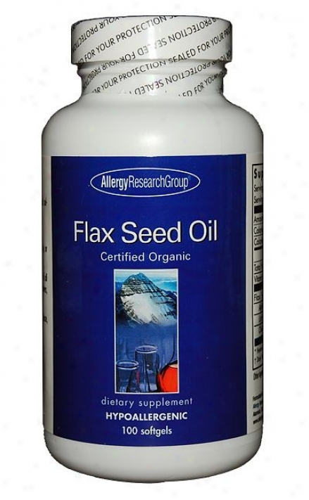 Aklergy Research's Flax Seed Oil 1000mh 100sg