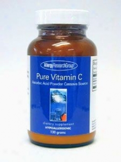 Allergy Research's Pure Vitamin C Powder - Cassava Root Source 120 Gms