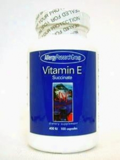 Allergy Research's Vitamin E Succinate 400 Iu 100 Caps