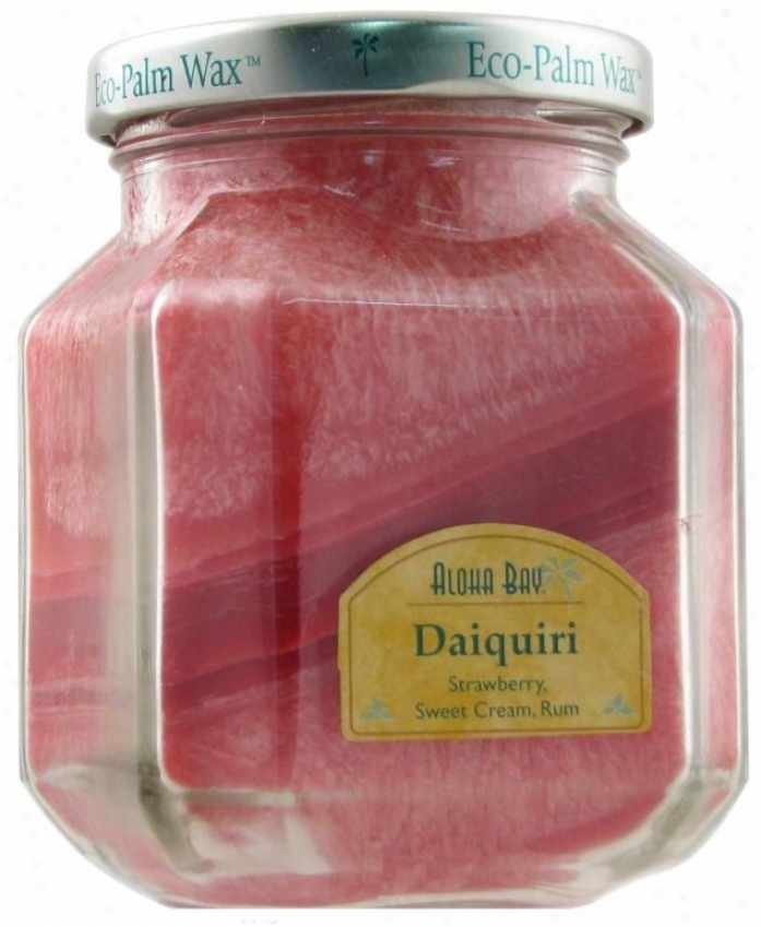 Aloha Bay's Candle Deco Jar Scented Daiquiri 8.5 Oz