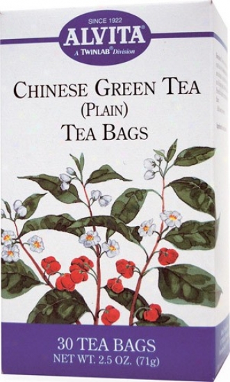 Alvita Tea's Chinese Green Tea 30 Bags