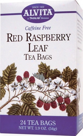 Alvita Tea's Red Raspberry Leaf Tae 24bags