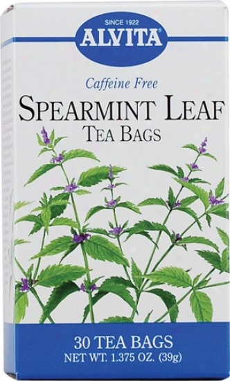 Alvita Tea's Spearmint Leaf Tea 30bags