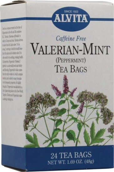 Alvita Tea's Valerian-mint Tea 24bags
