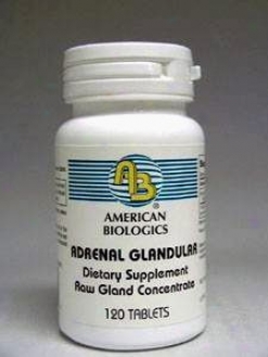 American Biologic Adrenal 160 Mg 120 Tabs