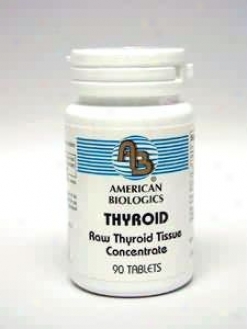 American Biologic Thyroid 130 Mg 90 Tabs