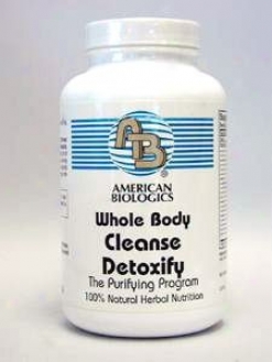 American Biologic Uninjured Body Purify Detoxify 300 Tabs