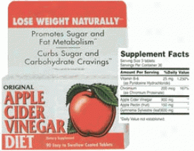 American Health's Apple Cider Vinegar Diet 90tabs