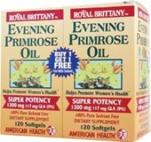 American Health's Evening Primrose Oil 1300mg 120sg+120sg
