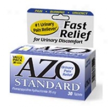 Amerifit Nutrition - Azo Standard Urinary Pain Relief Tablets 30 Tablets