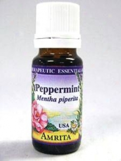 Amrita Aromatheraphy's Peppermint Rudiment Oil 1/3 Oz