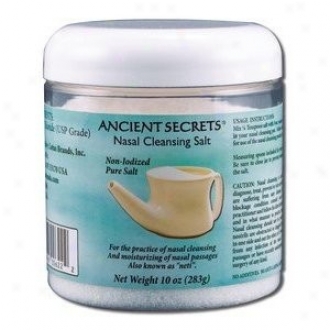 Ancient Secret's Nsal Cleansing Salt Jar 10oz