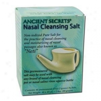 Ancient Secret's Nasal Cleansing Salt Packets 40pkts