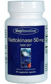 Arg's Nattokinase (fibrenase L) 50mg 90 Vcaps